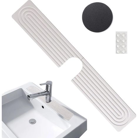 Alfombrilla para grifo de fregadero superabsorbente y de secado rápido. Protección. (1/5)