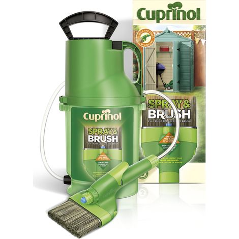 Cuprinol MPSB - Spray 2-in-1 per pitturare capanni e ringhiere