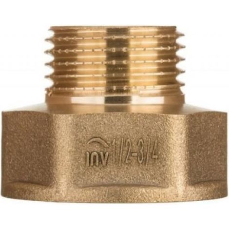 Raccord Réduction Laiton FxM 1" x 3/4" - Pour Tuyauterie Eau et Chauffage Central - 1 Pièce (1/2)