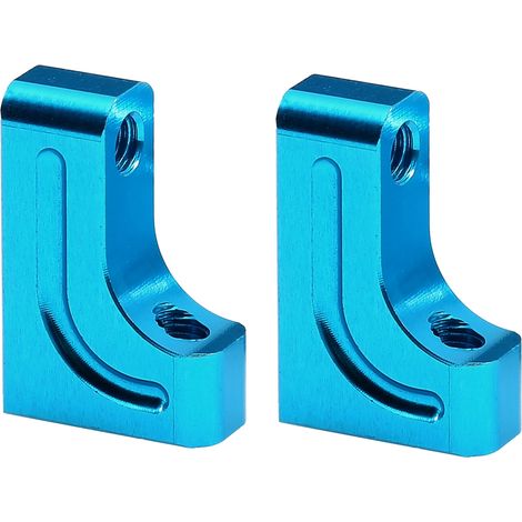 Support fixe de support de Servo en métal, 2 pièces de remplacement pour Tamiya XV01 TB03 1/10, pièces de mise à niveau de voiture télécommandée (1/5)
