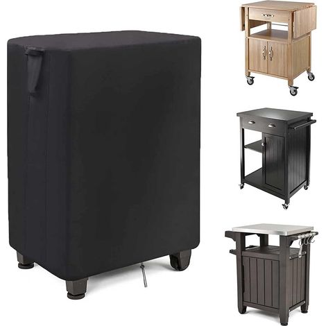 Telo di copertura per barbecue, telo di copertura per barbecue da esterno, tessuto Oxford 420D, impermeabile e resistente ai raggi UV Telo di copertura per tavolo da barbecue da esterno (1385989 cm) (1/5)