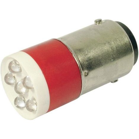 CML 18640350C Voyant de signalisation LED rouge BA15d 24 V/DC, 24 V/AC 1260 mcd V075601 (1/2)
