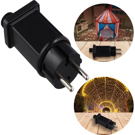 2Pcs 4,5V Netzteil Adapter, 1A 4.5 volt netzteil, Netzteil Lichterkette IP44 Adapter Trafo, Trafo für Lichterkette LED Treiber für Weihnachtsbeleuchtung Glühbirnen