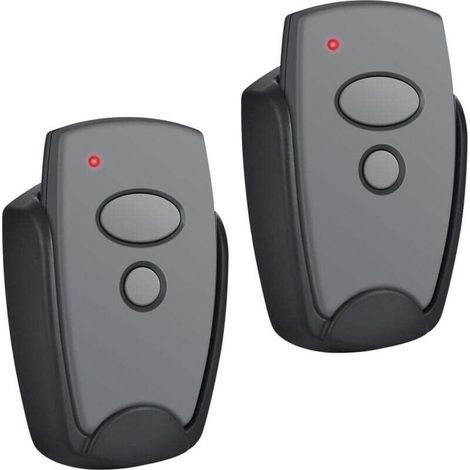 Set of 2 Marantec 868.3 MHz handheld transmitters for 302, 384, 304, 313, 321, 323, and 131 - Replacement remote control for Marantec - 2 channels (1/4)