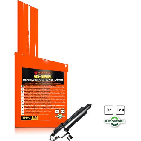 Biodiesel lubrifiant, biogazole 300ml - WARM UP