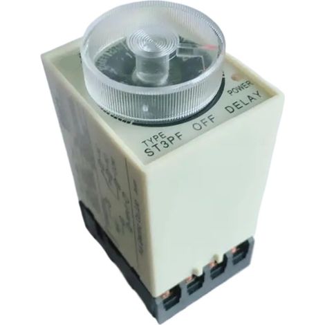 Relais temporisé ST3PF 12V/24V/36V/48V/127V/110V/220V/380V (1/5)