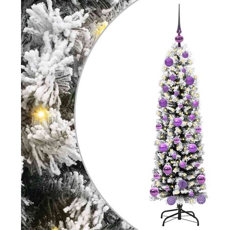 vidaXL Sapin de Noël artificiel Vert 120 cm PVC et acier et plastique