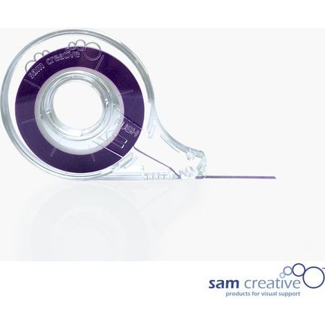 Ruban adhésif matriciel pour tableau blanc 3 mm violet (1/4)
