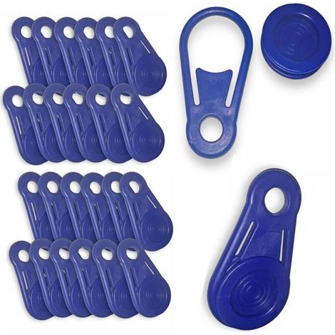 CSPARKV Lot de 12 supports de bâche pour bâche de bâche de fixation pour tente, bateau, bâche de protection ainsi que voile d'ombrage et bannières publicitaires (1/5)