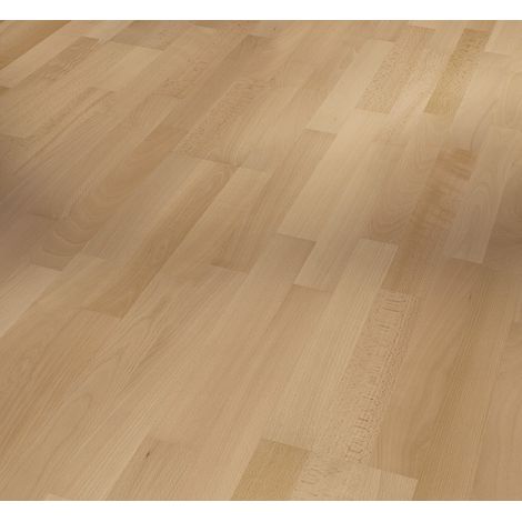 Parquet Contrecollé Vernis Hêtre 220x18.5 cm (1/2)