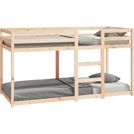 Maison Exclusive - Etagenbett ohne Matratze 90x200 cm Massivholz