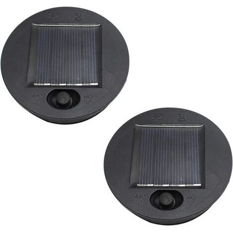 Lot de 2 lanternes solaires de remplacement pour lanternes suspendues extérieures, remplacement de la lumière solaire LED avec boîtier de batterie, facile à installer, professionnel (1/5)