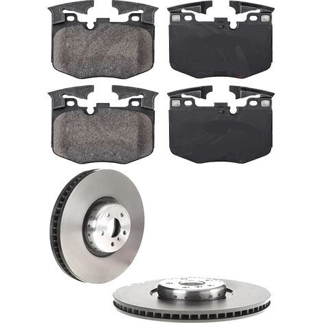 KIT FRENI ANTERIORI compatibile con BMW X7 (G07) - DISCHI + PASTIGLIE OEM: P06099 /39815 / 18828 , 18829 , 18668 , 18669 /SOSTITUZIONE DIRETTA/BASSA POLVERE/SILENZIOSO (1/5)