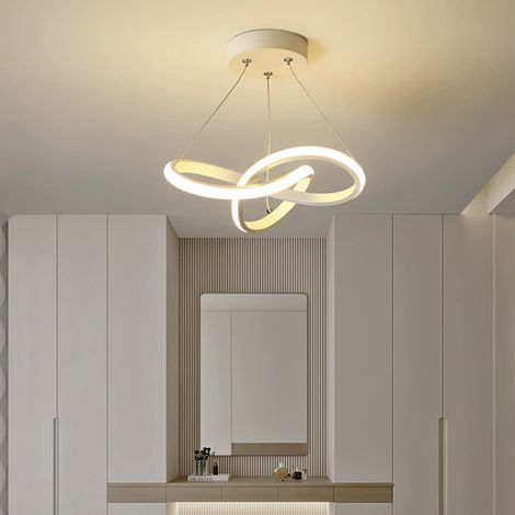 Suspension pour couloir, Éclairage de passage, Luminaire suspendu moderne et minimaliste, Éclairage d'entrée, Suspension créative pour petits balcons (30 cm, 3000 K)