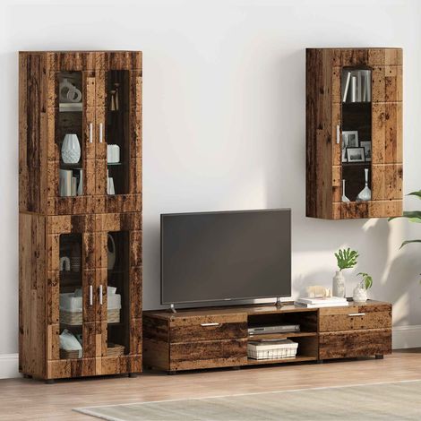 Teenpull – Holzschrank Altholz Holzwerkstoff (1/5)