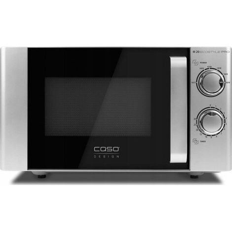 Microondas Caso M20 Ecostyle Pro plateado negro