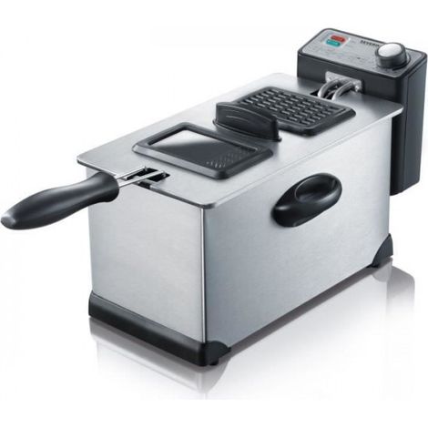 Friteuse Electrique SEVERIN - FR2431 - Capacité 3L - Jusqu'a 190°C - Thermostat réglable - 2000W (1/4)