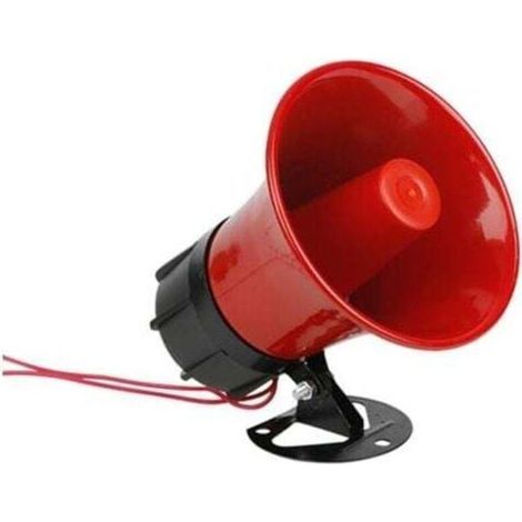 Sirène d'alarme 220V 30W – Volume 130 décibels – Longue portée – Installation simple pour systèmes de sécurité (1/4)