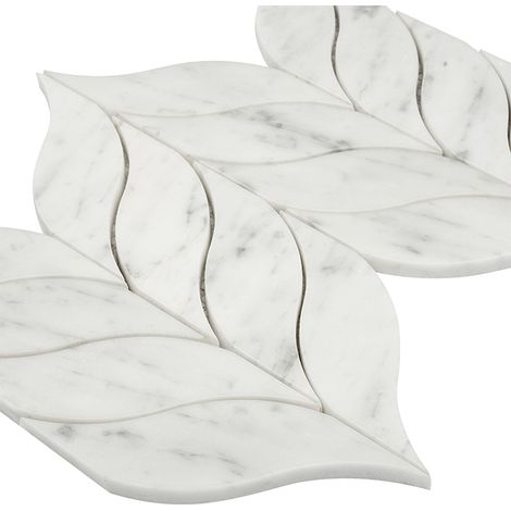 Mosaïque Carrara White Calamus (1/5)
