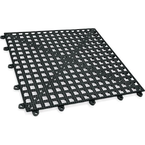 Tapis égouttoir 30 x 30 x 2 cm système clipsable PVC - Was Germany (1/2)