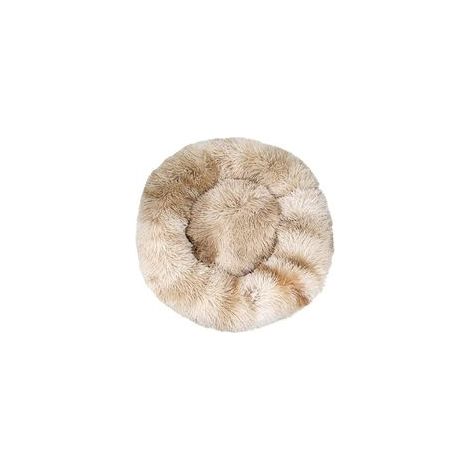 Coussin moelleux lavable pour chat et chien, tie-dye beige, 40 cm –