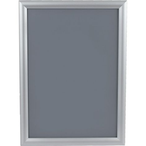 Cadre d'affichage clic clac aluminium gris A3 – Protection PE anti-UV – Installation rapide – Pour intérieur et extérieur
