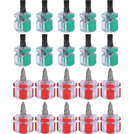 20Pcs Stubby Mini Screwdriver Slot Cross DIY Sewing Tool Sewing Machine Repair Accessories (1/5)
