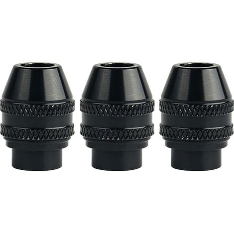 3 Pcs M8 Mandrin Universel a Queue Longue pour Mini Meuleuse Electrique Adaptateur de Mandrin Perceuse Sans Cle Accessoires Outil Multifonction pour Outil Rotatif et Rallonge (1/5)