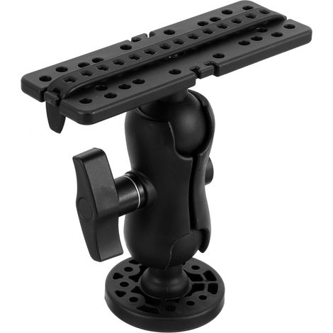 Noir Support de Sondeur de Pêche, Angle Réglable pour Kayak (1/5)