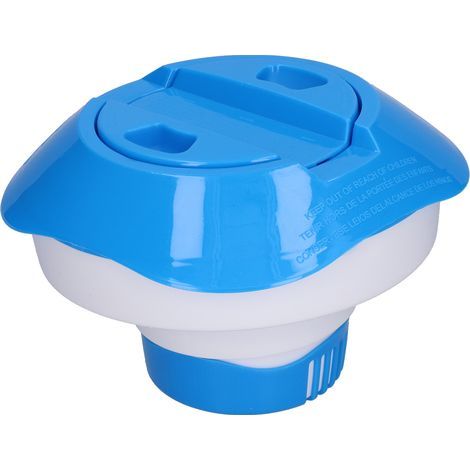 Distributeur de pastilles de chlore flottant télescopique 8 pouces pour piscine, accessoire de dosage (1/5)
