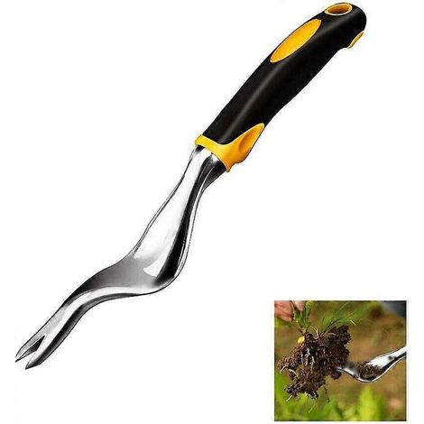 Brûleur de mauvaises herbes de jardin avec poignée ergonomique en alliage d'aluminium, outil de désherbage pour éliminer les pissenlits (1/5)