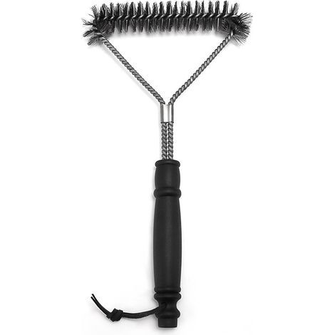 Kleine Grilldrahtbürste, Edelstahl-Drahtbürste für Grillutensilien im Freien, Grilldraht-Gadget für Zuhause (1/3)