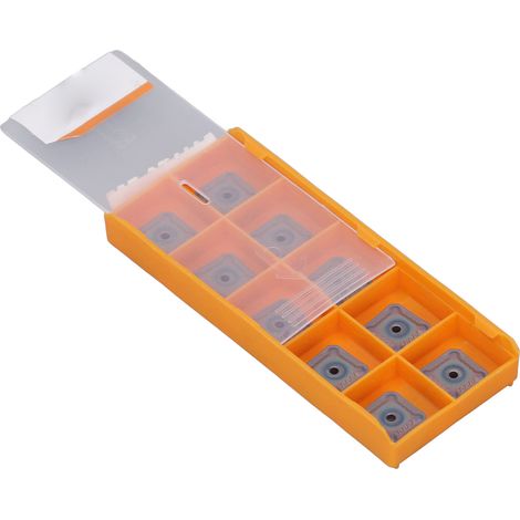 10 pièces plaquettes de tournage carbure lames revêtues outils de coupe pour tour CNC fraisage métaux porte-outil (1/5)
