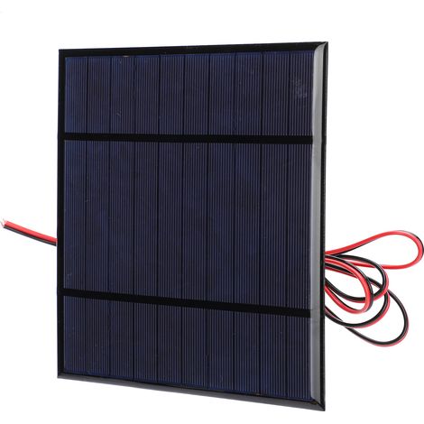 Chargeur solaire miniature 5 V 4,5 W 900 mA, taux de conversion élevé, résistant au vent et à la neige, avec câble de 2 m. (1/5)