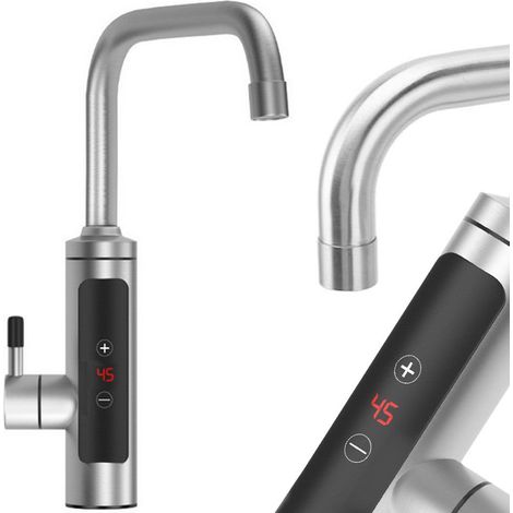 Chauffe-eau électrique instantané robinet cuisine lcd 3000w (1/5)