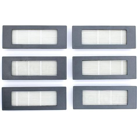 Paquete de 6 filtros HEPA para iRobot Roomba Combo, R111840. Filtros HEPA para mejorar el rendimiento de limpieza de tu robot aspirador. Accesorio para robot aspirador. (1/5)