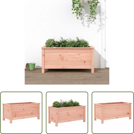 Holz - Pflanzkübel 82,5x40x39 cm Massivholz Douglasie (1/5)