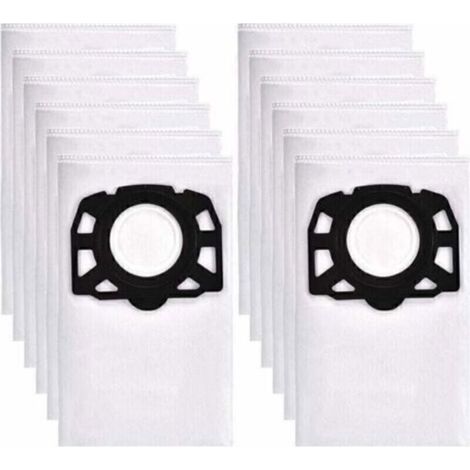 12 sacs pour aspirateur Kärcher WD4, WD5, WD6, compatibles avec les aspirateurs eau et poussière Kärcher MV4, MV5, MV6 (1/5)