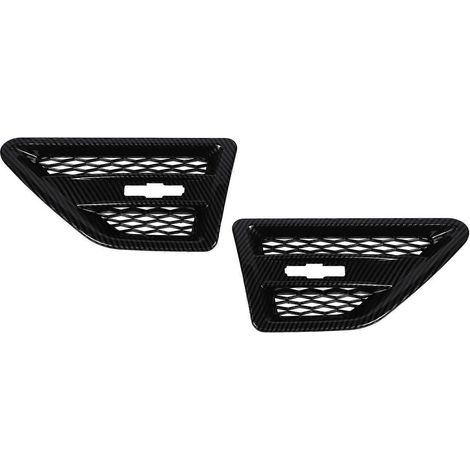 Ensemble de 2 prises d'air latérales aspect fibre de carbone pour le capot de la Freeland (1/5)