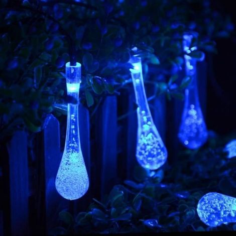 Guirlande Lumineuse - LED Solaire - 20 Ampoules - Étanche IP65 - 6 M - Extérieur Jardin (1/4)