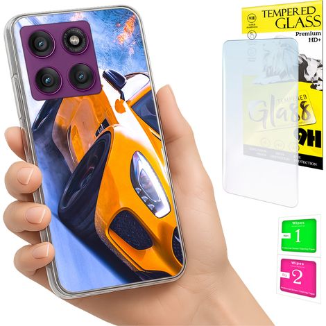 Schutzhülle für Motorola Edge 60 Pro: Foto-Rückseite + 9H-Glas (1/5)
