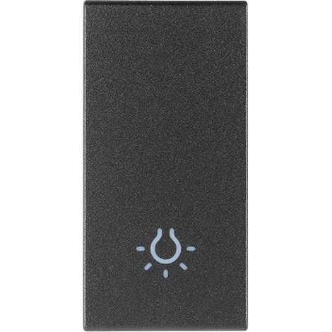 Tasto 1M simbolo luce grigio Vimar Arkè 19021.L
