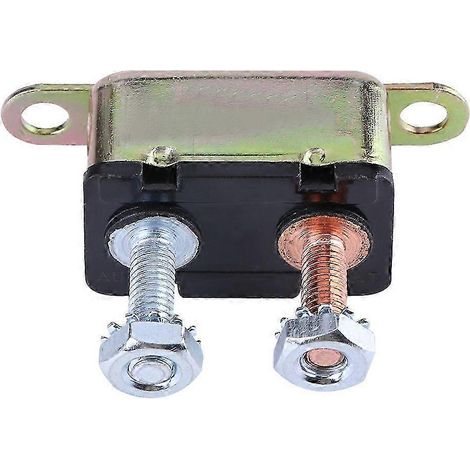 Disjoncteur à réarmement automatique de type goujon 50 A compatible avec les systèmes audio de véhicules (1/4)