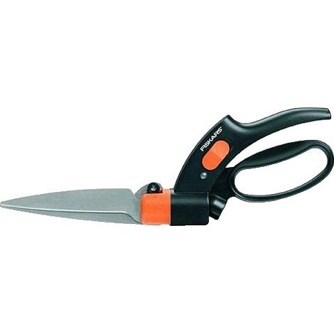 Fiskars GS42 Rasen-Schneider mit 360 Grad drehbaren Klingen