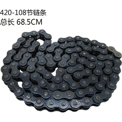 420-108 link ATV drive chain accessories for off-road motorcycles, robust, wear-resistant and durable. (1/5)
