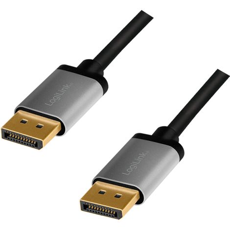 LogiLink CDA0101 cable DisplayPort 2 m Negro, Gris (1/5)