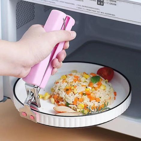 Pinces à vaisselle en silicone anti-brûlure - Outil de cuisine pratique pour manipuler casseroles, poêles et bols