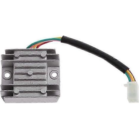Régulateur-redresseur de tension à 4 fils compatible avec moteurs de moto, quad, bateau, Mercury ATV GY6 50/150cc, scooter, cyclomoteur, JCL, NST, Taotao. (1/5)
