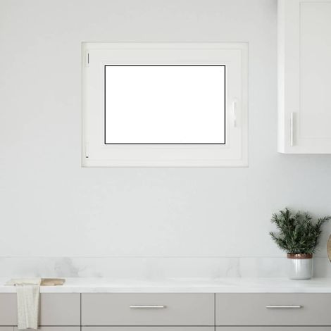 Ventana de sótano "RISOR" 80x70 cm oscilobatiente DIN izquierda antracita vidaXL