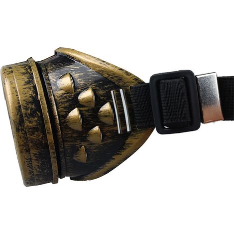 Schweißerschutzbrille im Steampunk-Gothic-Industriestil, robuste Metallgläser, Sicherheitsarbeitsausrüstung, Einzelpaar. (1/5)